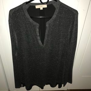 Black and grey top from the Loft